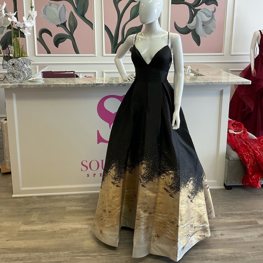 Black Stella couture dress
